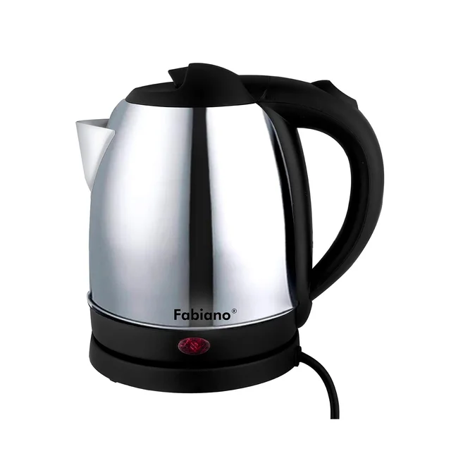 Fabiano EKP-015 Platinum Electric Kettle with Stainless Steel Body, 1.5 litre, used for boiling Water, making tea and coffee, instant noodles, soup & More