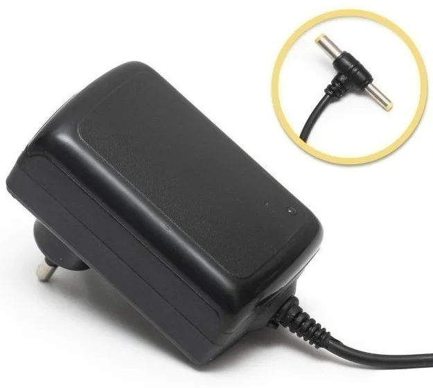 KRISHNA Krishna High-Quality 12V-1Amp 2 in 1 Pin AC/DC Adapter Power Supply | For Wi-Fi Router | Set Up Box Tablet | Cctv Camera | Switch Mode Power Supply Adapter (BLACK) - 12V-1Amp