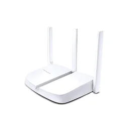 Mercusys MERCUSYS MW305R 300Mbps Wireless Single Band Wi-Fi Router with Three | 5dBi Antennas, Parental Control, MediaTek Chipset (White)