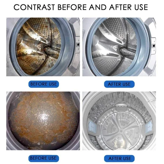 VEV Descaling Powder Suitable for Panasonic and all types of Washing Machine Drum/Tub/Scale Cleaner (Pack of 5) 100 Gram