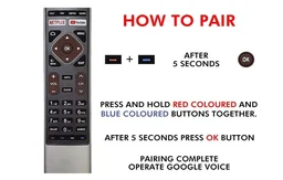 VEV Haier Remote Compatible for HTR-U27E Haier LED/LCD TV Remote (Black)