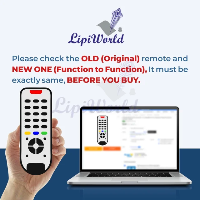 Lripl UN143 RM-L1185 LCD LED Smart 3D TV Universal Remote Control Compatible for Sony Bravia (Black)