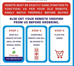 VEV Crown P-91X LCD LED Remote Control Compatible For Crown Smart LED, LCD TV (Black)
