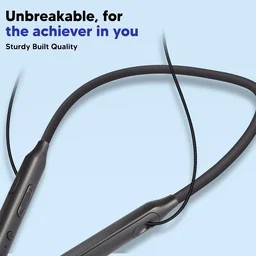 Morbi Wonder-7 Neck Hanging Earphones 65 Hrs Music Time (Black)