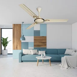 Crompton Super Briz Deco 1200 mm (48 inch) High Speed Decorative Ceiling Fan - Ivory