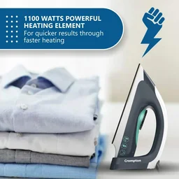 Crompton Desire ACGEI-DESIRE 1100W Dry Iron With American Heritage Coating, (Dark Blue) - Dark Blue