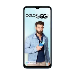 Itel COLOR PRO 5G | Color Changing Back | 6GB RAM+128GB ROM, Upto 12GB RAM with Memory Fusion| | Dimensity 6080 | 50MP AI Dual Rear Camera| 5000mAh Battery with 18W Type-C Fast Charging (River Blue) - 6GB