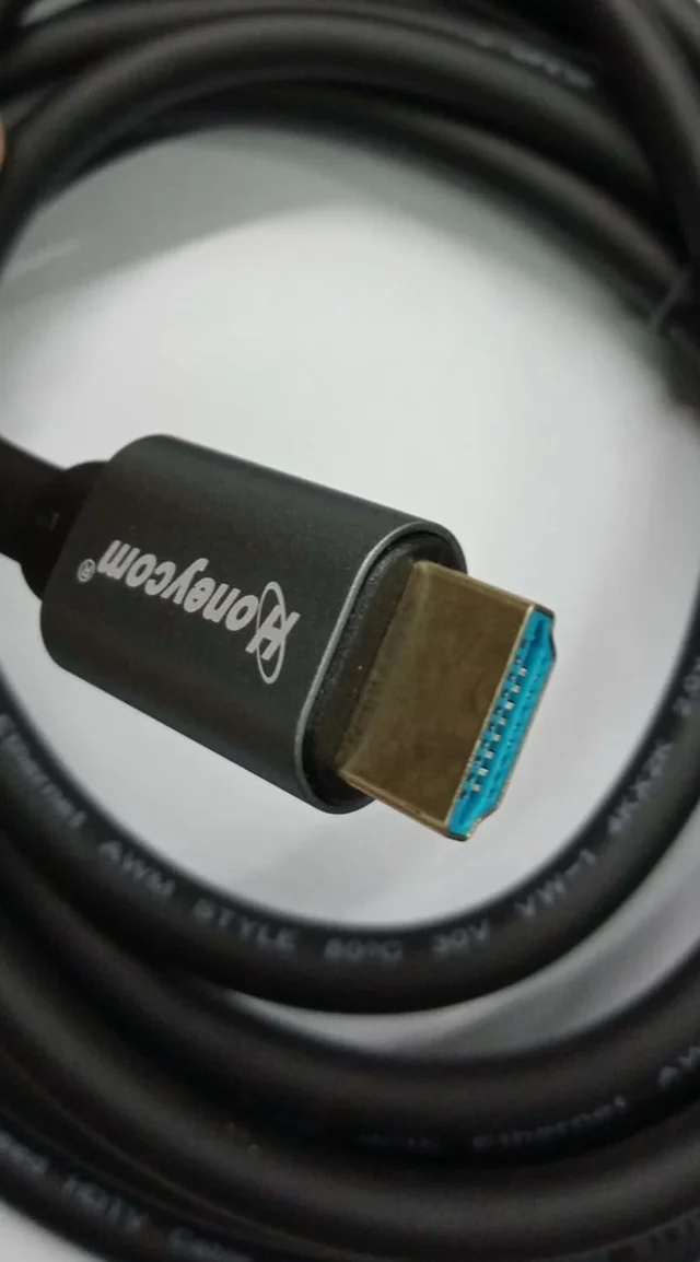 Honeycom 4k Ultra| 2.0V | HD High Speed Copper HDMI Cable Compatible for All HDMI Devices (5 Meter) - 5 Meter