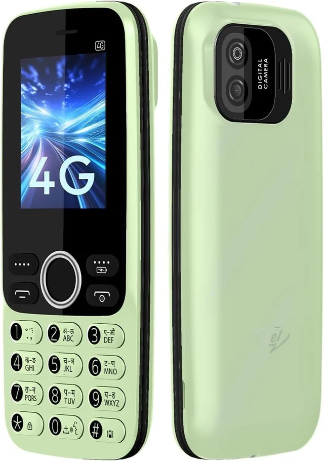 Itel itel Super Guru 4G - With King Media Support as YouTube, YouTube Shorts and UPI Payment Support (Light Green)