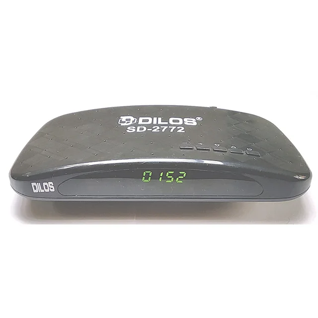 DILOS HR-6SE Digital Set-Top Box SD-2772 | Free-to-Air MPEG-2 | Get Lifetime Free TV / FM 999 Channels From DD Free Dish (No Monthly Charges) (Black)