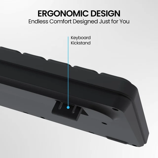 PORTRONICS Portronics Ki-Pad 3 USB Wired Keyboard with Large Keycaps | Noise-Free Typing | Fn Multimedia Hotkeys | Full-Size Layout With Num Pad | Ergonomic Design | 1.5m USB Cable | For Laptop & PC (BLACK)