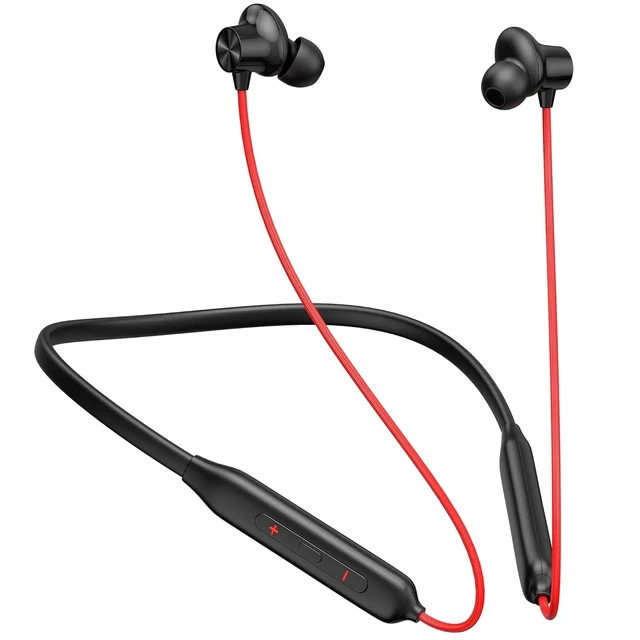 VNV Bullet Wireless Neck Band Magnetic Stereo Earbunds | Deep Bass Stereo Sound | 100 Hrs Play Time With Type-C Charging (BLACK)