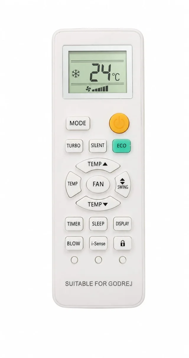 VEV Godrej Spilt AC Remote Control Compatible For Godrej AC (WHITE)