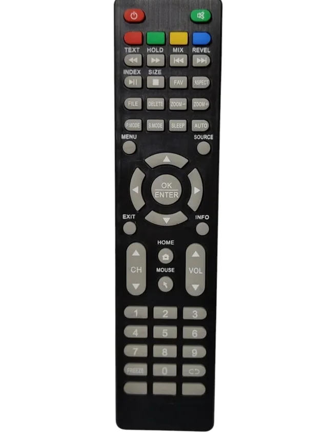 VEV Lloyd LED TV Remote Compatible For Lloyd TV (BLACK)