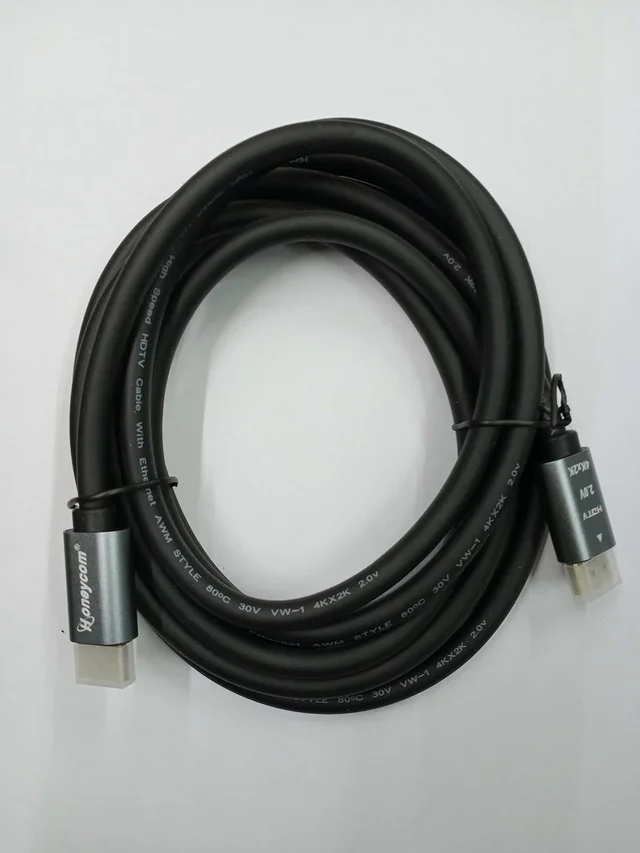 Honeycom 4k Ultra| 2.0V | HD High Speed Copper HDMI Cable Compatible for All HDMI Devices (5 Meter) - 5 Meter