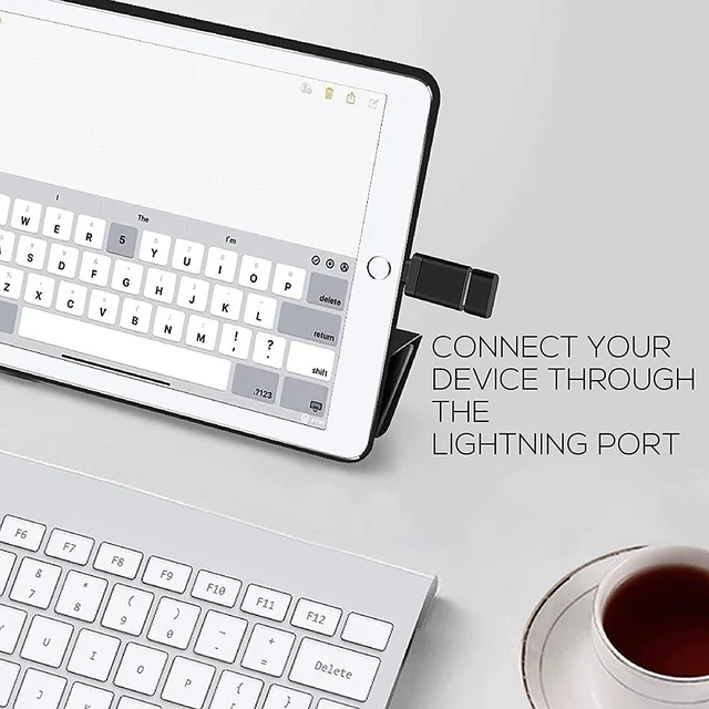 Target OTG-120 Lightning OTG Adapter Compatiable For Iphone, IPAD (BLACK)
