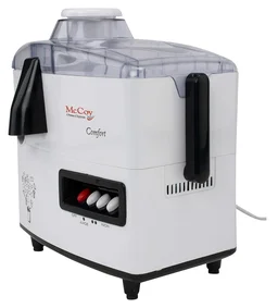 McCoy Comfort 450-Watt Juicer Mixer Grinder | 2 Jars (White)