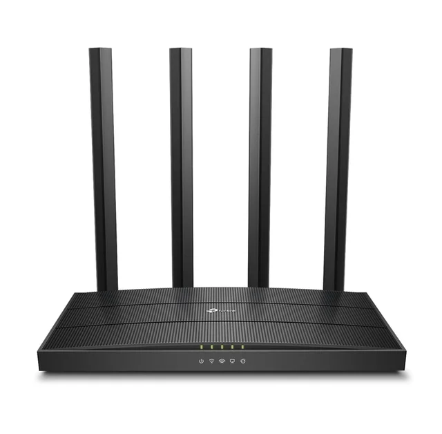 TP-LINK TP-Link Archer AC1200 Mesh Wi-Fi Router Archer C6 Wi-Fi Speed Up to 867 Mbps/5 GHz + 400Mbps/2.4 GHz5 Gigabit Ports | 4 External Antennas | MU-MIMO, Dual Band | WiFi Coverage With Access Point Mode (BLACK)