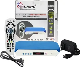 Lripl LRIPL LR27I Set Top Box MPEG-4 Setup Box Free Dish with Wi-Fi Inbluit Function for Watch YouTube/Free to Air Channel