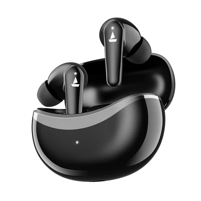 BOAT Boat Airdopes 131 Elite ANC With 32dB Active Noise Cancellation | 60HRS Battery, Ambient Mode | 4Mics ENX, Fast Charge | IPX5, v5.3 Bluetooth Earbuds | TWS Ear Buds Wireless Earphones With Mic (BLACK)