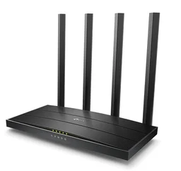 TP-LINK TP-Link Archer AC1200 Mesh Wi-Fi Router Archer C6 Wi-Fi Speed Up to 867 Mbps/5 GHz + 400Mbps/2.4 GHz5 Gigabit Ports | 4 External Antennas | MU-MIMO, Dual Band | WiFi Coverage With Access Point Mode (BLACK)
