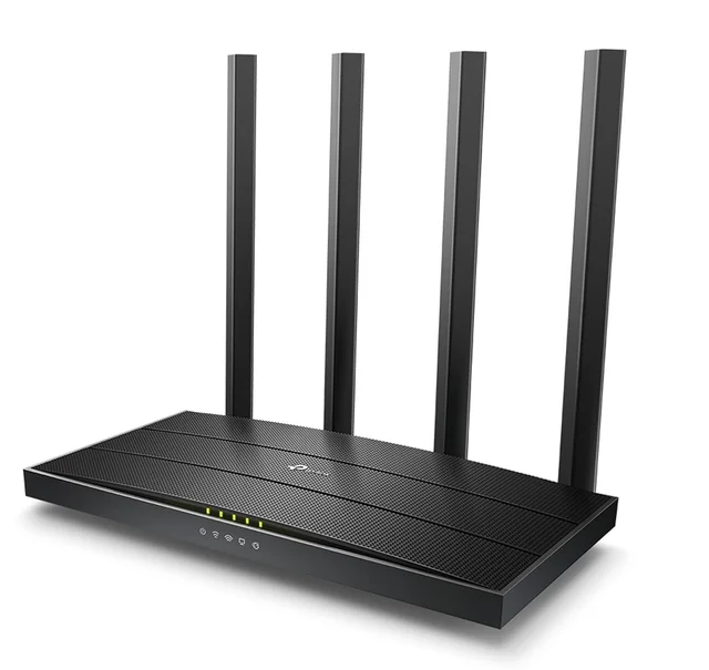 TP-LINK TP-Link Archer AC1200 Mesh Wi-Fi Router Archer C6 Wi-Fi Speed Up to 867 Mbps/5 GHz + 400Mbps/2.4 GHz5 Gigabit Ports | 4 External Antennas | MU-MIMO, Dual Band | WiFi Coverage With Access Point Mode (BLACK)