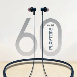 Target BT-170 in Ear Wireless Neckband Bluetooth Headphones with 60H Playtime, Type-C Quick Charging (10 Mins = 18H) Magnetic Touch, Rich Sound, Built-in Mic, Universal Bluetooth Compatibility (BLACK)