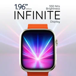 PEBBLE Pebble Trio 1.96" Infinite Display BT Calling Smartwatch, Health Suite, Health Suit, Multi Sports, Multiple Watch Faces, AI Voice Assistance, Smart Calculator, Alaram & Notification
