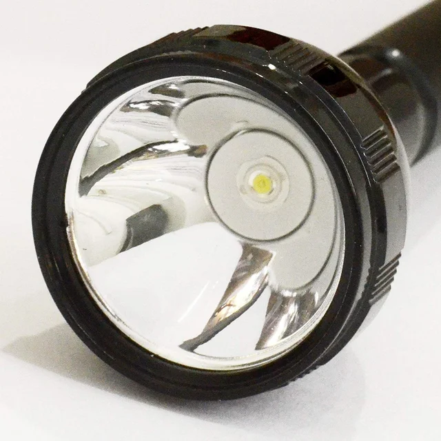JY SUPER JY-8990 Rechargeable High Power Torch Flashlight for Outdoor and Everyday Purpose (Black)