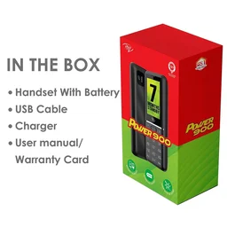 Itel itel Power 900 Power Bank Mobile Phone,10000 mAh with 7 Months Battery Back up, 10W Charging Support and 2.8 inch Display (Deep Blue)