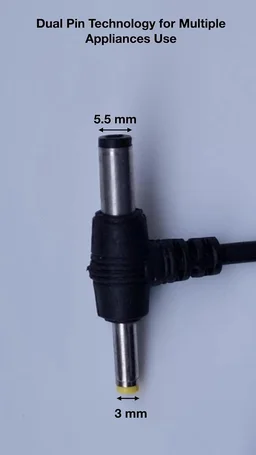 Aksha Adapter 12V-2A for PC, LCD Monitor, TV, LED Strip, CCTV, Camera, Set top Box (Black)