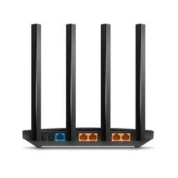 TP-LINK TP-Link Archer AC1200 Mesh Wi-Fi Router Archer C6 Wi-Fi Speed Up to 867 Mbps/5 GHz + 400Mbps/2.4 GHz5 Gigabit Ports | 4 External Antennas | MU-MIMO, Dual Band | WiFi Coverage With Access Point Mode (BLACK)