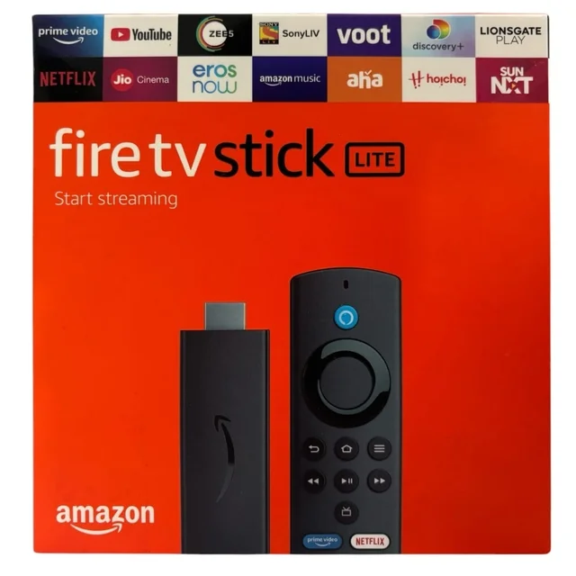 AMAZON Amazon Fire TV Stick Lite with All-New Alexa Voice Remote Lite (2ND GEN) | Streaming Media Player (BLACK)