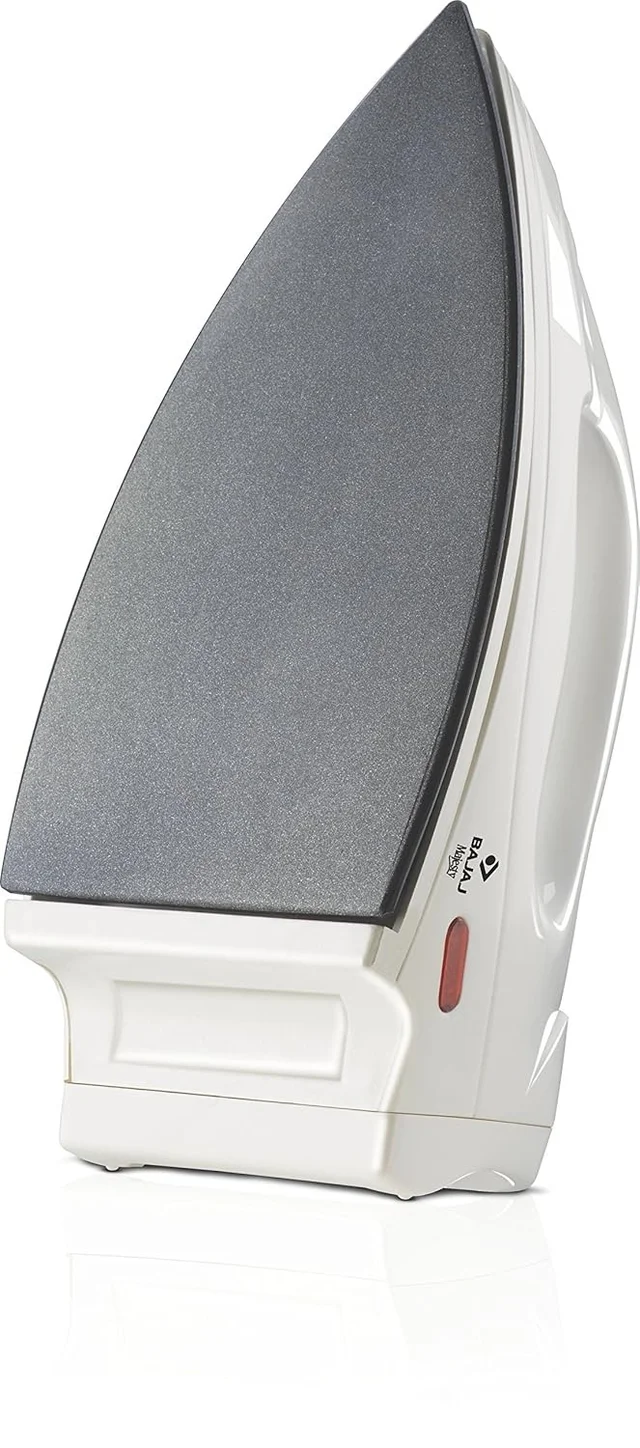 Bajaj Majesty DX-4 (440214) 1000W Dry Iron With Advance Soleplate And Anti-Bacterial German Coating Technology, (White) - White