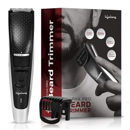 LIFELONG LifeLong (LLPCM19) Beard Trimmer For Men With Quick & Fast Charge 1.5 Hrs | 90 Mins Run-time | Cord & Cordless Use | 20 Length Settings (BLACK)
