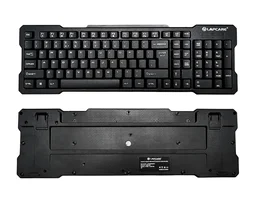 LAPCARE Magma 2.0 Wired USB Keyboard (LKB-399) Come With 103 Keys Black Including 12 Dedicated Multimedia Function Keys & With Rupee Key | Membrane Switch | Plug & Play USB | 1.5m Cable (BLACK)
