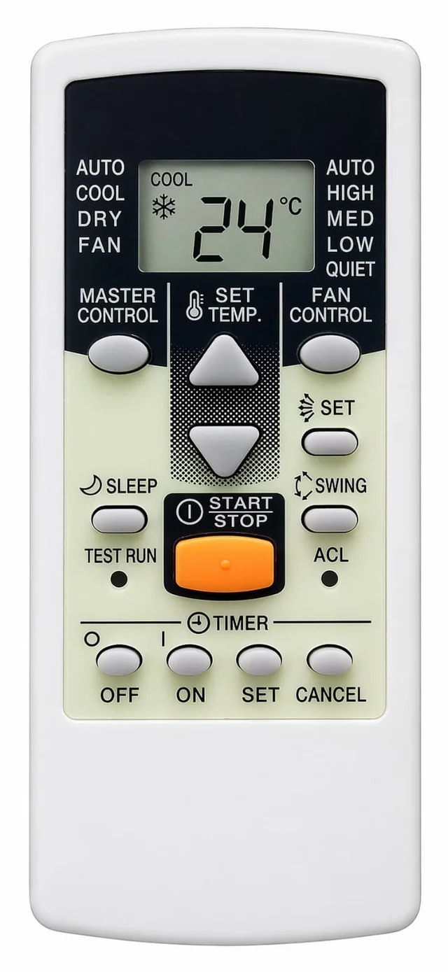 VEV O General Split AC Remote Compatible For O General AC (WHITE)