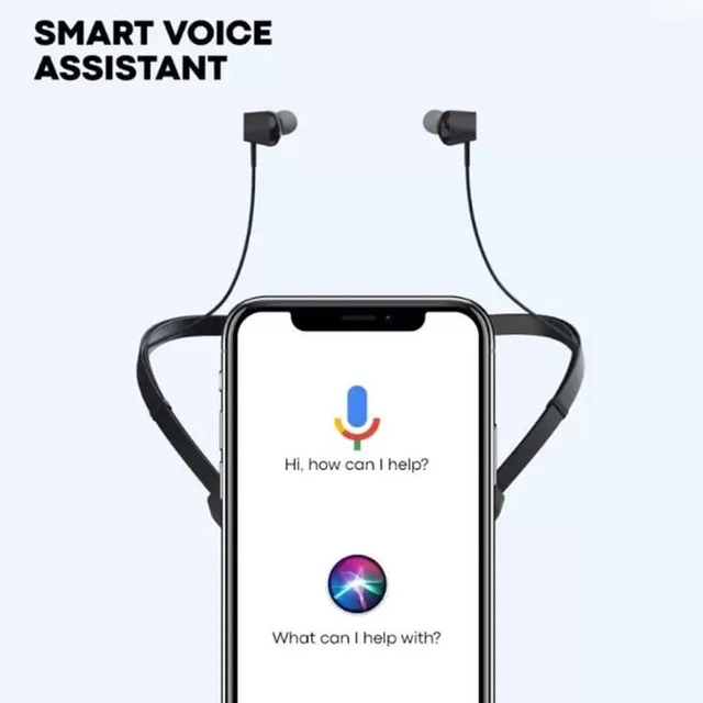 VNV Zen Link Wireless Neck Band Magnetic Stereo Earbunds | 40 Hrs Play Time | With Type-C Charging (BLACK)