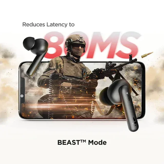 Boat AIRDOPES 148 Wireless Earphone - Black