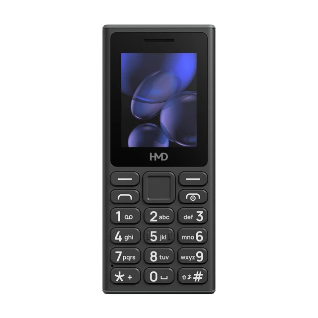 HMD 105 Dual Sim Keypad Phone with Built-in UPI App, Phone Talker, Long-Lasting Battery, Wireless FM Radio (Black)