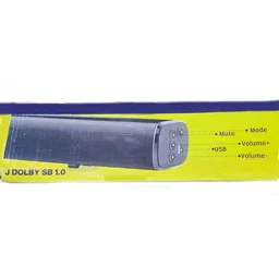 Jajot J DOLBY SB 1.0 Bluetooth Soundbar (Black)
