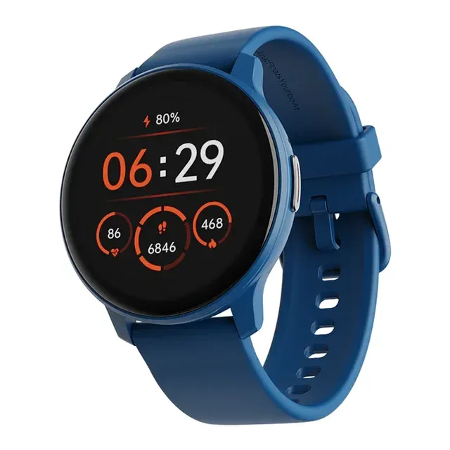 BoAt boAt LUNAR CALL Smartwatch | 1.3"(3.3cm) Display | BT Calling, Bilingual, 100+ Sports Mode (Sapphire Blue)