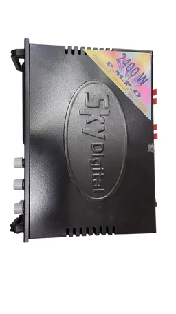 Hi-Tech USB AMPLIFIER, Bluetooth, AUX, SD Card mp3 Stereo Amplifier 2400W AV Amplifier (Black) - Black