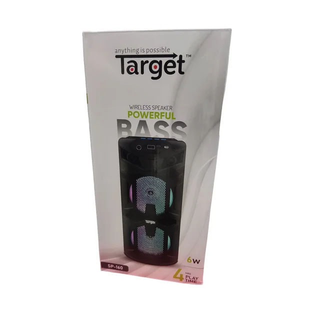 Target SP-160 Wireless Speaker | 6W 4 Hrs Play Time (Black)