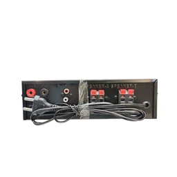Hi-Tech USB AMPLIFIER, Bluetooth, AUX, SD Card mp3 Stereo Amplifier 2400W AV Amplifier (Black) - Black