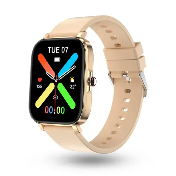 Urban Fit M | 1.7" Bright Display | 500 Nits | 60 Sports Mode | IPX68 Resistance Smartwatch (Gold)
