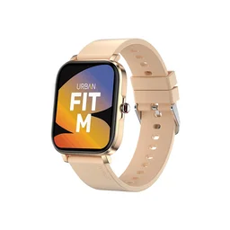 Urban Fit M | 1.7" Bright Display | 500 Nits | 60 Sports Mode | IPX68 Resistance Smartwatch (Gold)