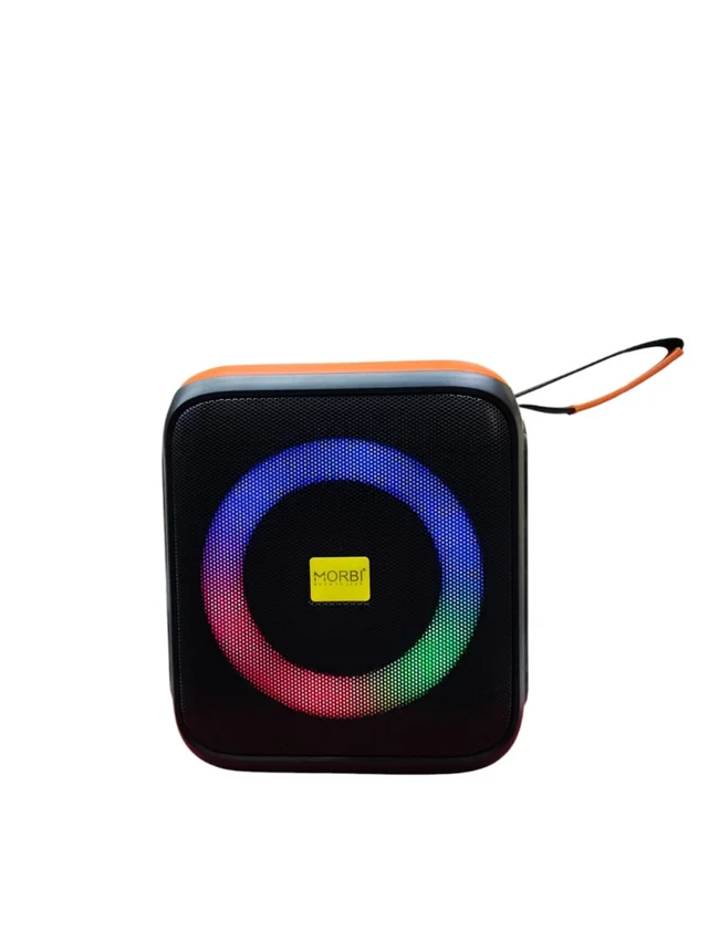 MORBI Morbi Wireless Bluetooth Speaker Deep Bass With Wireless Mic Compact S1 (10W) (Black) - Black