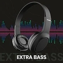 Digitek DBH 006 Wireless Bluetooth Over The Ear Headphone with Mic (Black)