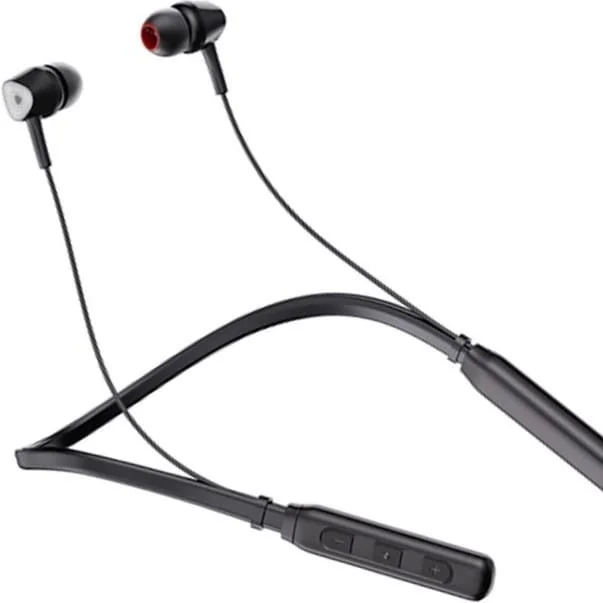 VNV Zen Link Wireless Neck Band Magnetic Stereo Earbunds | 40 Hrs Play Time | With Type-C Charging (BLACK)